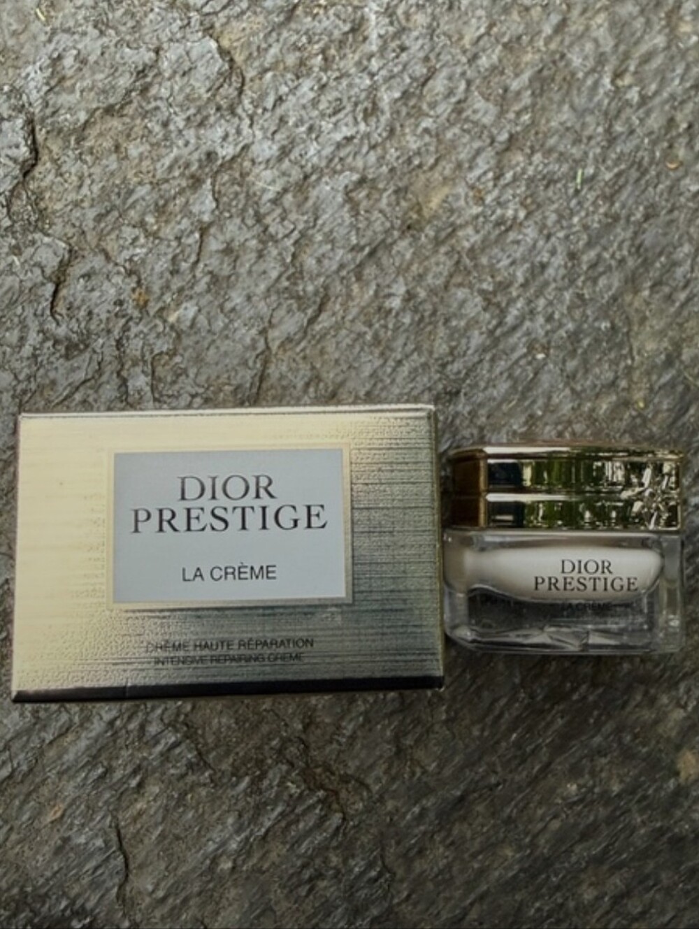 Dior Prestige La Crème in Metallic Gold Box Sample BNIB